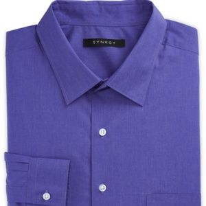 Synergy Heathered Sateen Dres Shirt